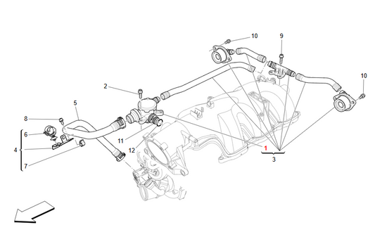 Maserati GranTurismo GranCabrio Valve OEM 293162