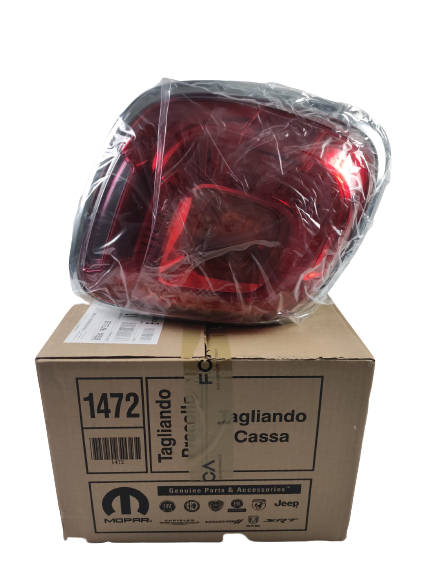 Left Rear Chrome Tail Light for Fiat 500X 2015+ - OEM 51937403